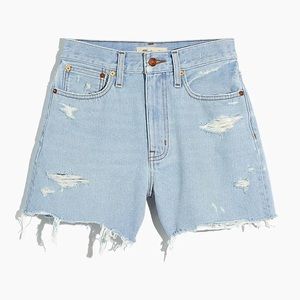 NWT Madewell Momjean Short in Flintwood Wash 27